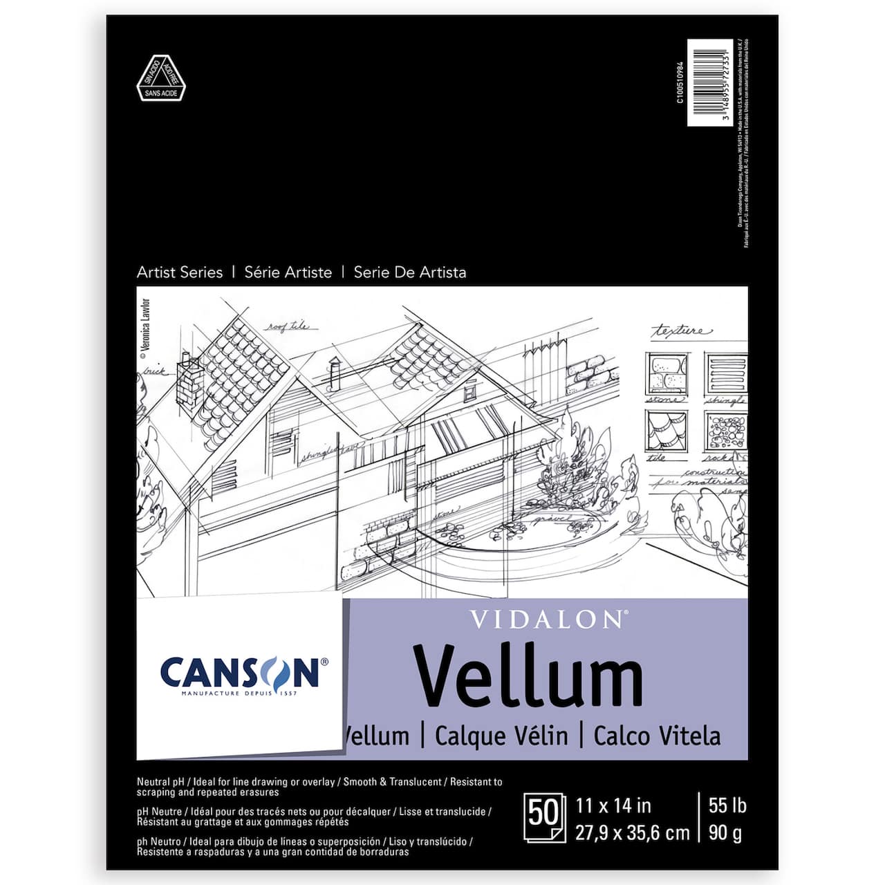 Canson® Artist Series Vidalon® Vellum Tracing Paper